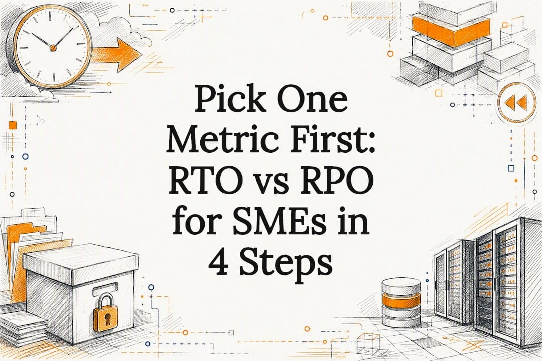 RTO and RPO recovery planning title card