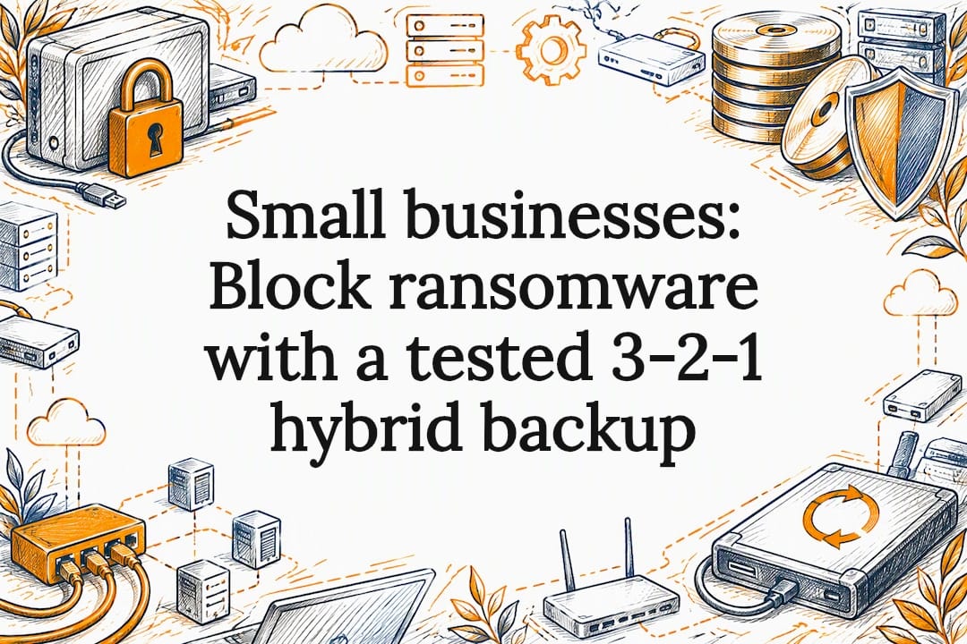 Ransomware-resistant hybrid backup title card