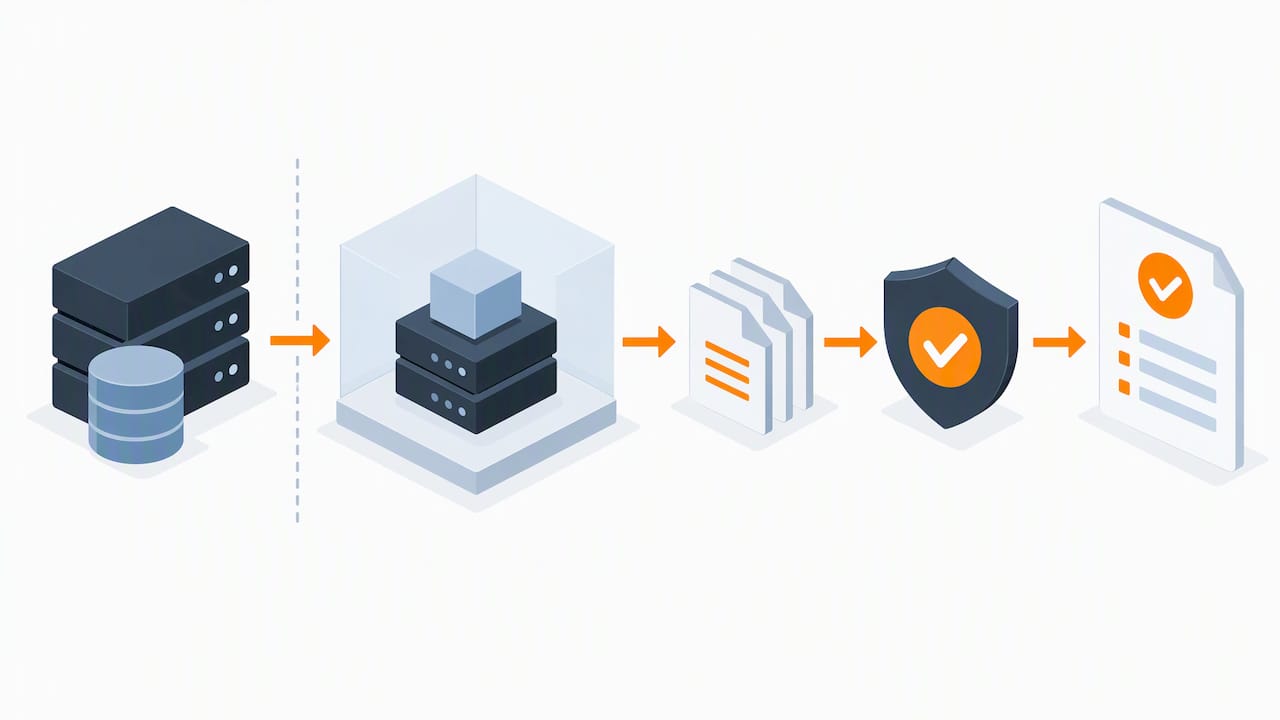 Isometric backup restore testing workflow