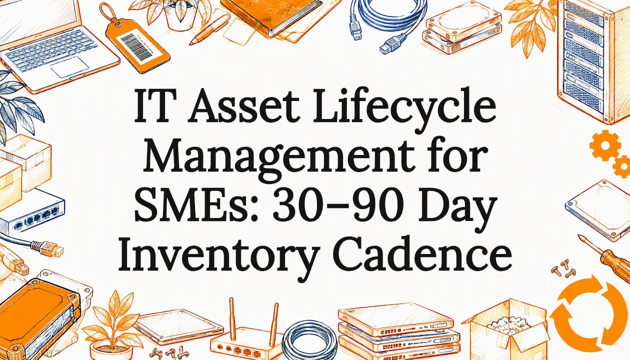 Sketch title card for IT asset lifecycle management